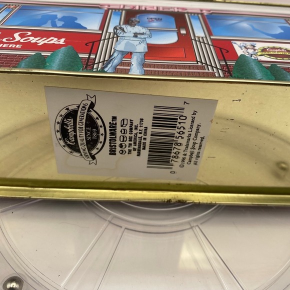 Campbell's Corner Diner Soup Tin Collectible Advertising‎ Storage - Picture 6 of 7